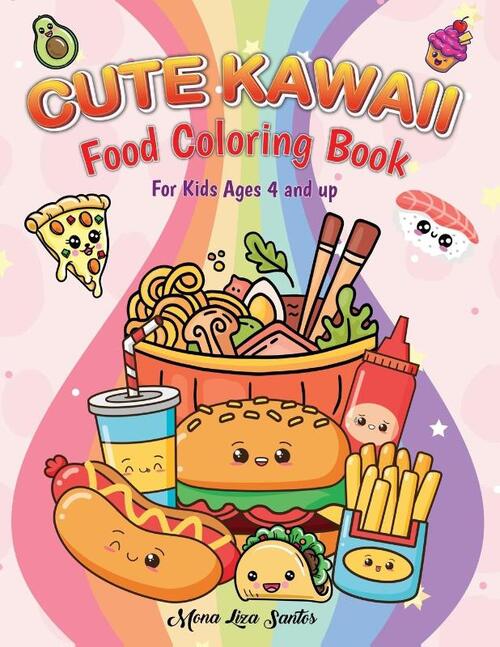 Kawaii Coloring Book For Kids (Cute Kawaii Coloring Book for Kids Ages 4-12)