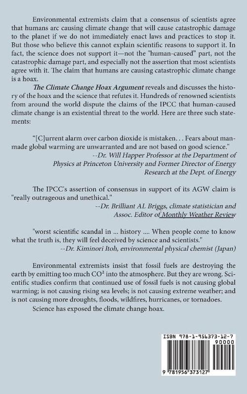The Climate Change Hoax Argument