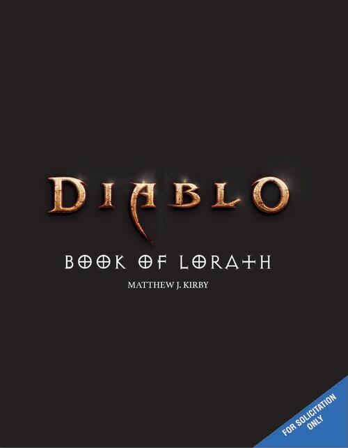 Kirby, M: Diablo: Book of Lorath