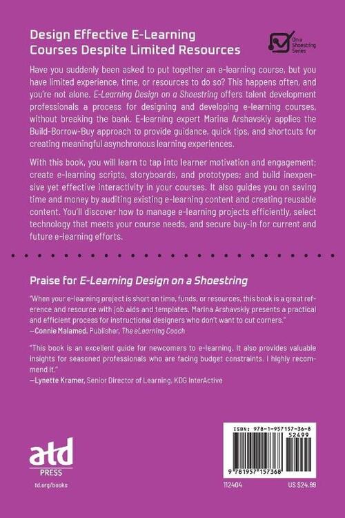 E-Learning Design on a Shoestring