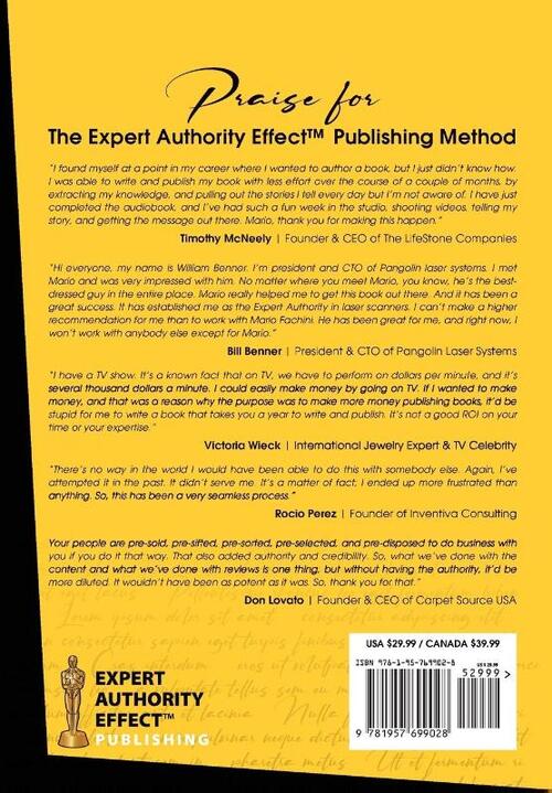 Fachini, M: Expert Authority Effect(TM) Publishing Method