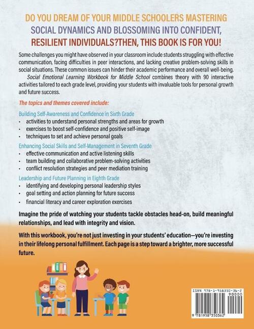Social Emotional Learning Workbook for Middle School