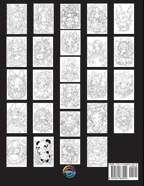 Chibi Gothic Cutie Coloring Book