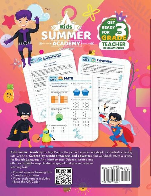 Kids Summer Academy by ArgoPrep - Grades 2-3