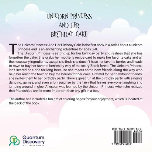 Unicorn Princess and Her Birthday Cake