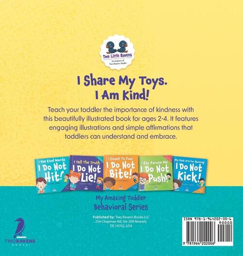 I Share My Toys. I Am Kind!