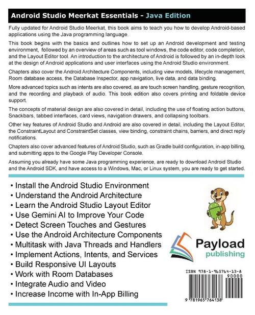 Android Studio Meerkat Essentials - Java Edition