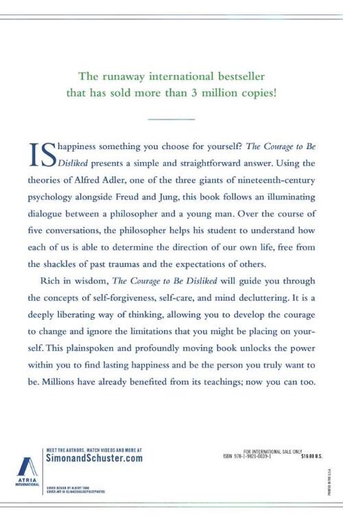 The Courage to Be Disliked