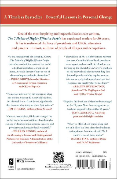 The 7 Habits of Highly Effective People