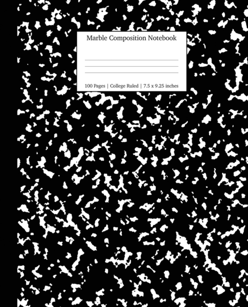 Marble Composition Notebook College Ruled