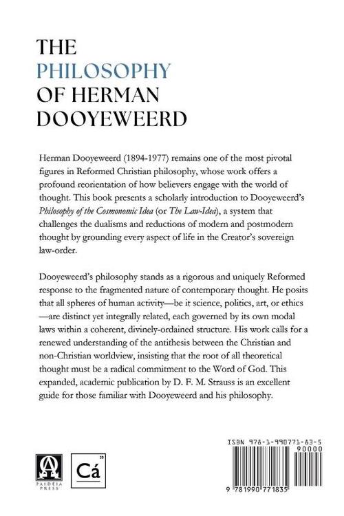 The Philosophy of Herman Dooyeweerd