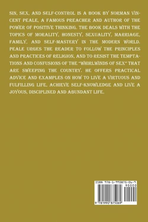 Sin, Sex and Self-Control