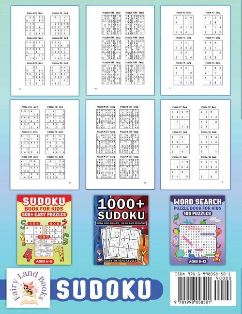 Sudoku For Kids Ages 6-12