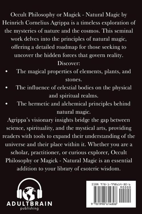 Occult Philosophy or Magick - Natural Magic