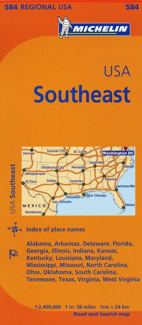 Michelin Map Southeast U.S.