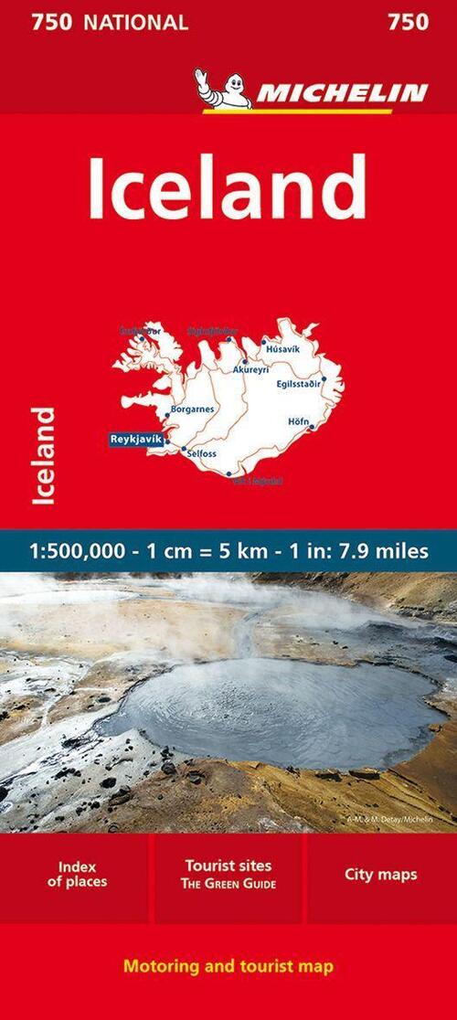 Iceland - - Michelin National Map 750