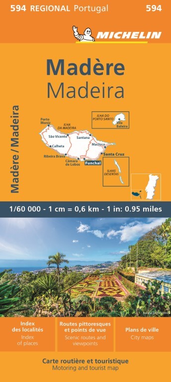 Michelin Wegenkaart 594 Madeira