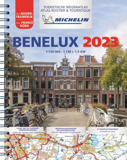 voor eeuwig pik rivaal Michelin Atlas Benelux 2023, Michelin 9 | Spiraalgebonden | 9782067258280 |  Bruna