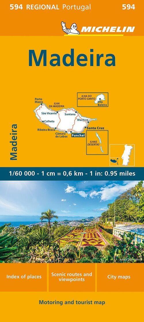 Madeira - Michelin Regional Map 594