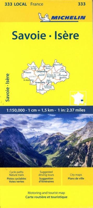 Isere Savoie - Michelin Local Map 333