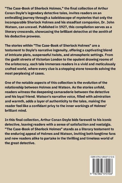 The Case-book of Sherlock Holmes (Annotated)