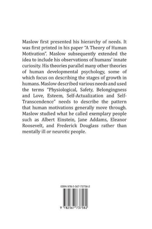 A Theory of Human Motivation