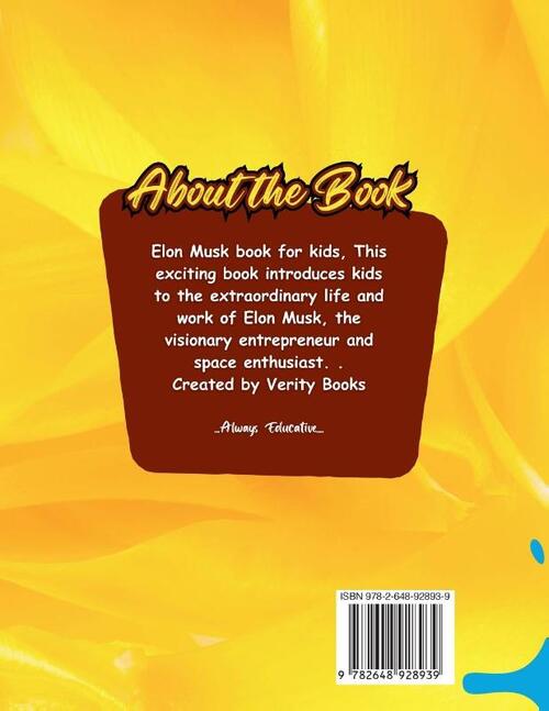Elon Musk Book For Kids