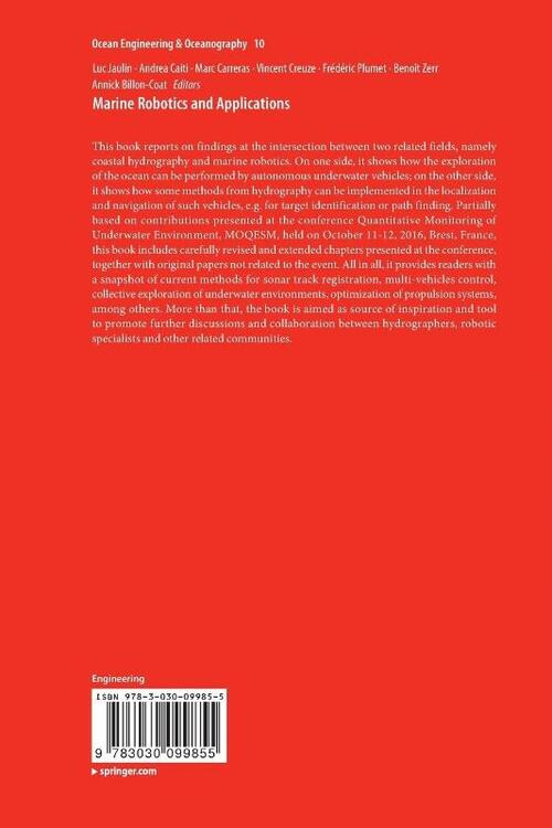 Marine Robotics and Applications