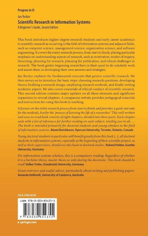 Scientific Research in Information Systems