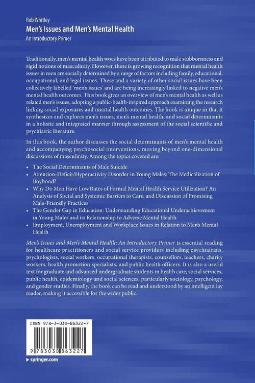 Men’s Issues and Men’s Mental Health