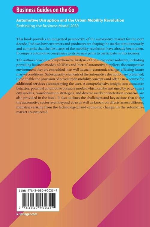 Automotive Disruption and the Urban Mobility Revolution