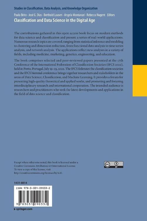 Classification and Data Science in the Digital Age