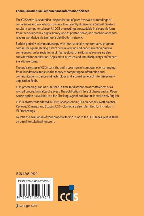 Information and Communication Technologies in Education, Research, and Industrial Applications