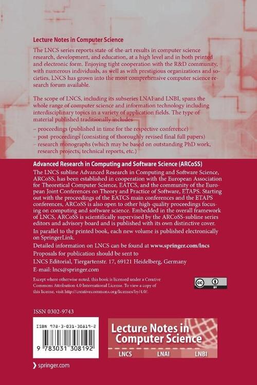 Tools and Algorithms for the Construction and Analysis of Systems
