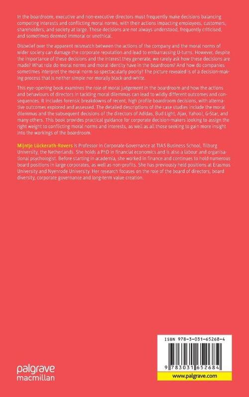 Moral Dilemmas in the Boardroom