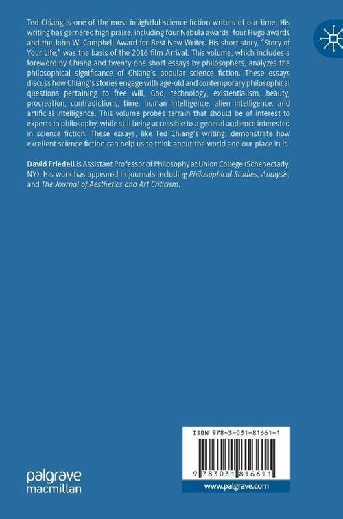 The Philosophy of Ted Chiang