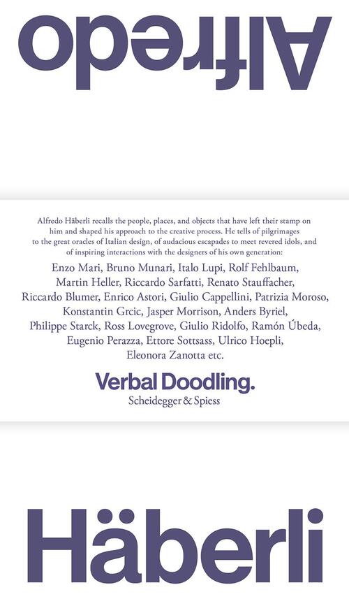 Alfredo Haberli – Verbal Doodling