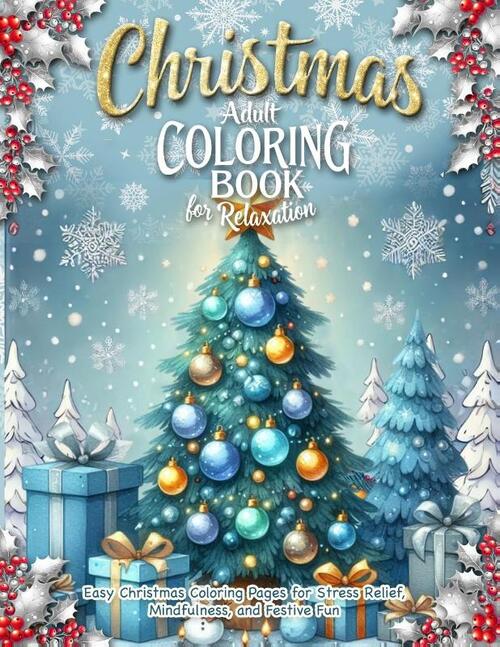 Christmas Adult Coloring Book for Relaxation
