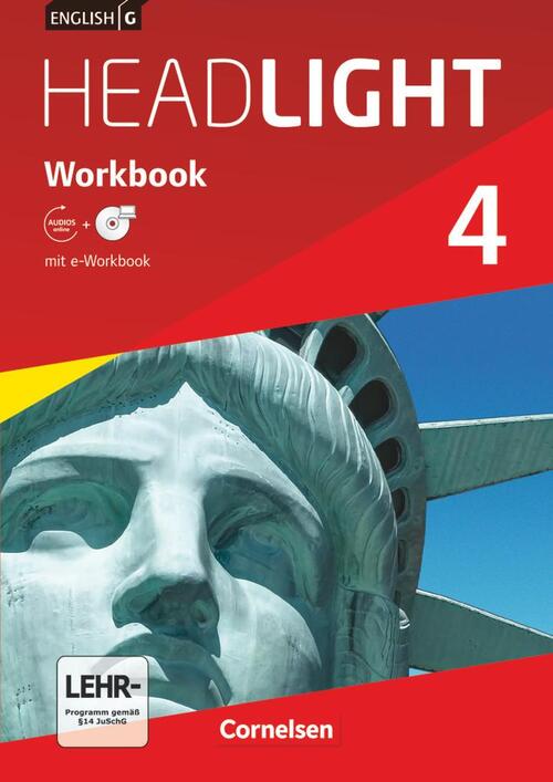 English G Headlight 04: 8. Schuljahr. Workbook mit CD-ROM (e-Workbook) und Audios online