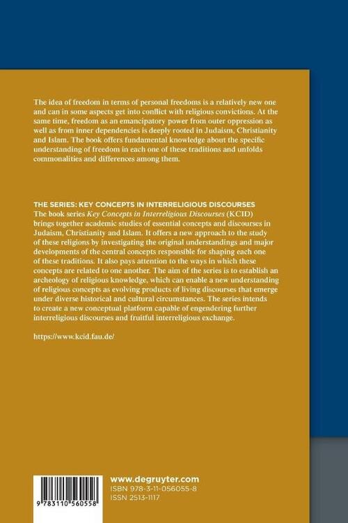 The Concept of Freedom in Judaism, Christianity and Islam