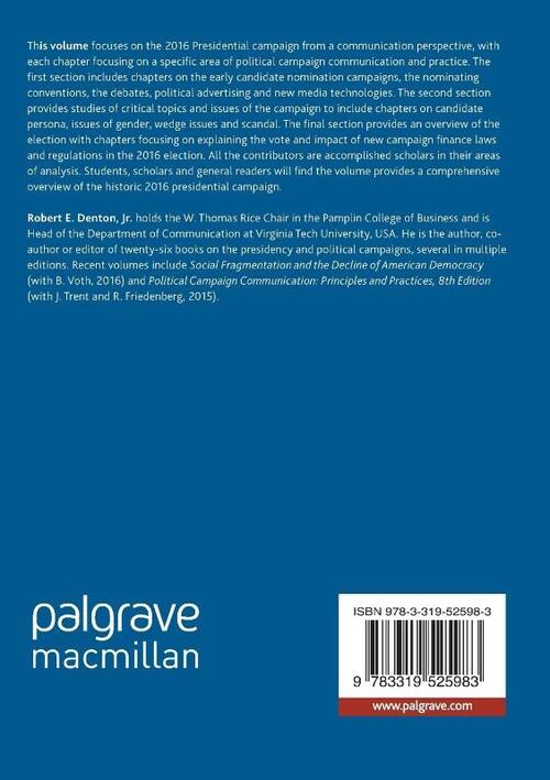 The 2016 US Presidential Campaign