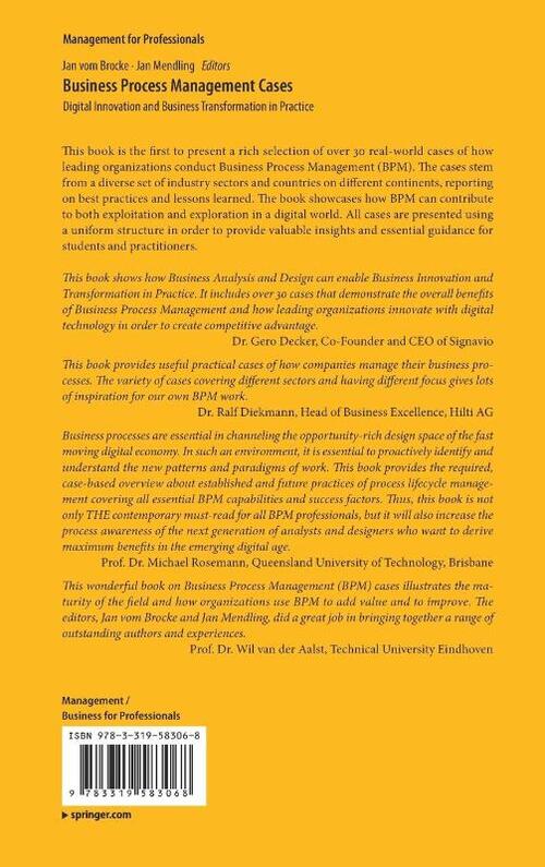 Business Process Management Cases