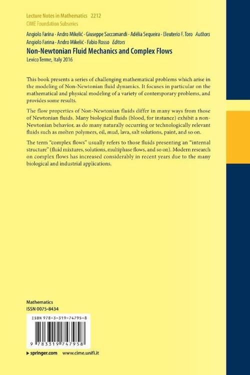 Non-Newtonian Fluid Mechanics and Complex Flows