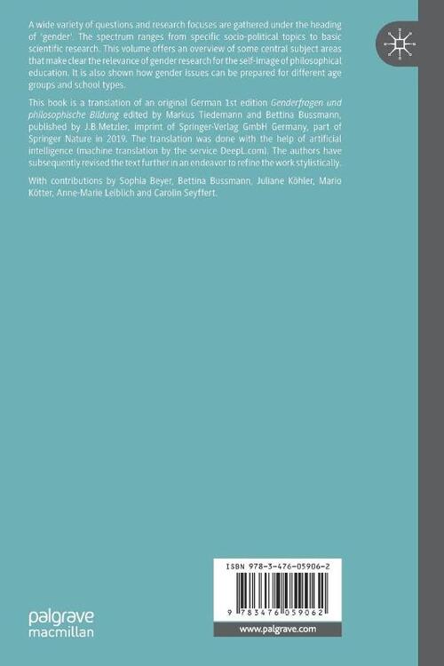 Gender Issues and Philosophy Education