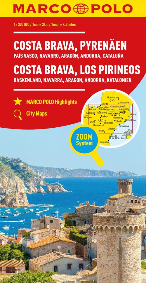 Costa Brava Marco Polo Map