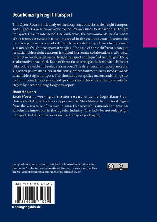 Decarbonizing Freight Transport