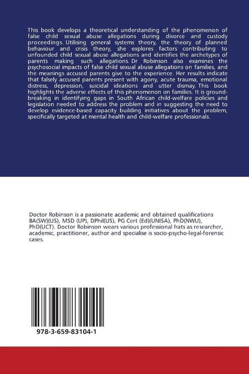 False allegations of child sexual abuse in divorce proceedings