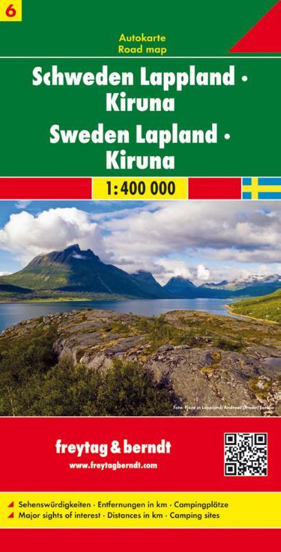 FuB Schweden 06 Lappland / Kiruna 1 : 400 000. Autokarte