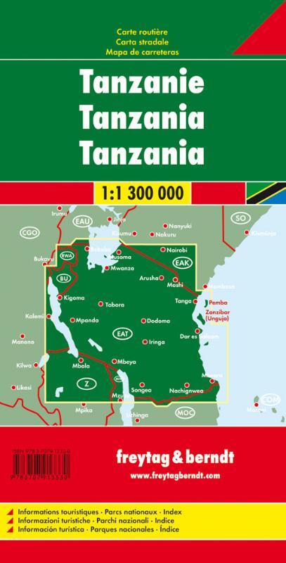 Tansania 1 : 1 300 000