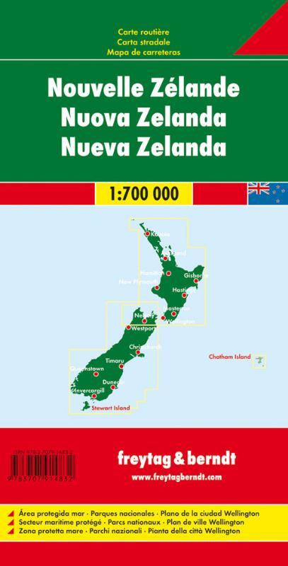 F&B Wegenkaart Nieuw-Zeeland